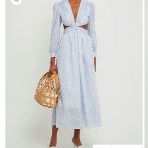 NWT O.P.T. Kimia Blue Maxi Dress
